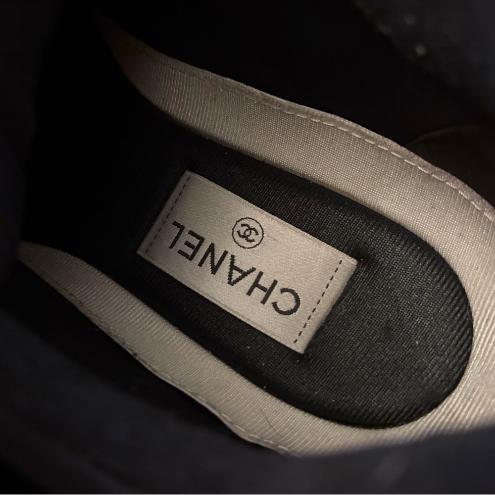 CHANEL Black and Gray Sneakers - Picture 4 of 7